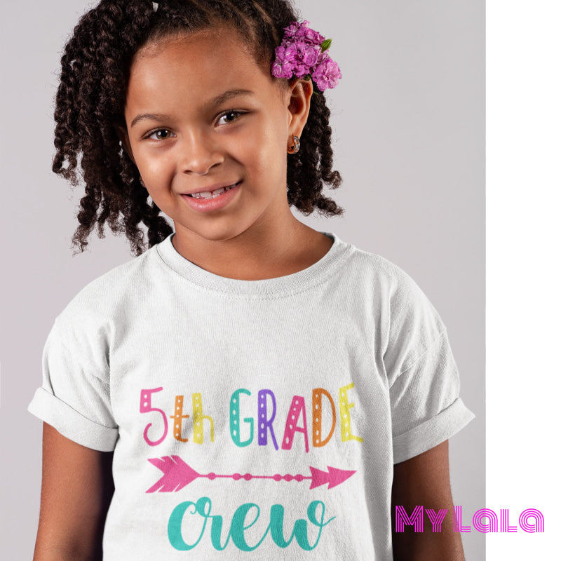 5th Grade CREW KIDS Tee - My Lala Leggings