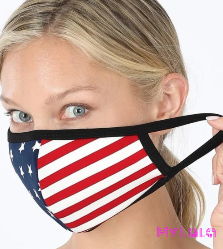 American Flag Mask - My Lala Leggings