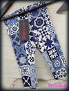 Blue Mosaic Baby (Premium) - My Lala Leggings