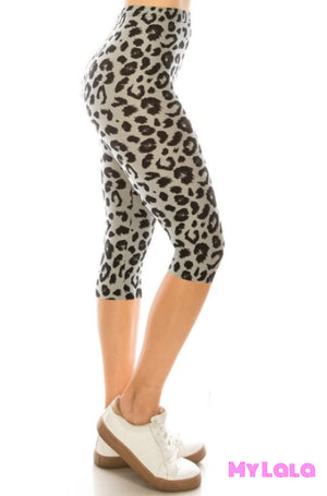 Capri - Extra Curvy Grey Leopard (24-32)