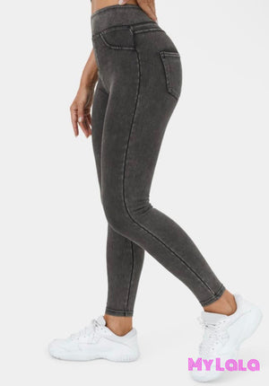 Capri Jeggings Stonewash Os (Burgundy)