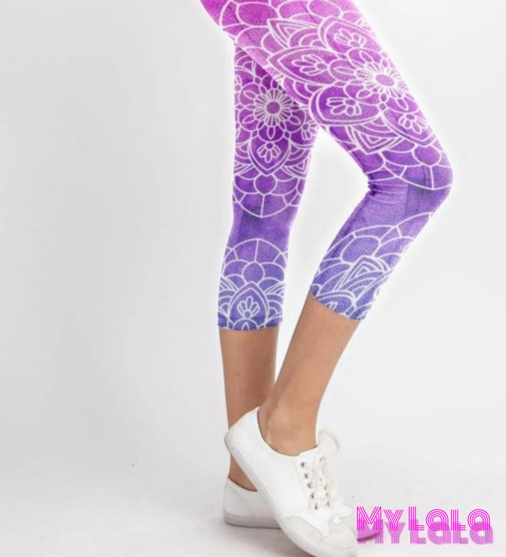 Capri - Pink & Purple Mandala Os (Yoga Band)