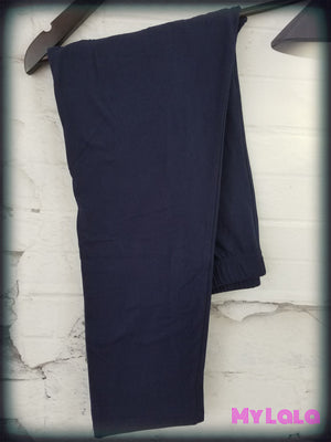 Capri- Solid Navy OS - My Lala Leggings