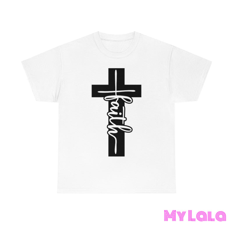 Clear Heart Cross Faith Tee T-Shirt