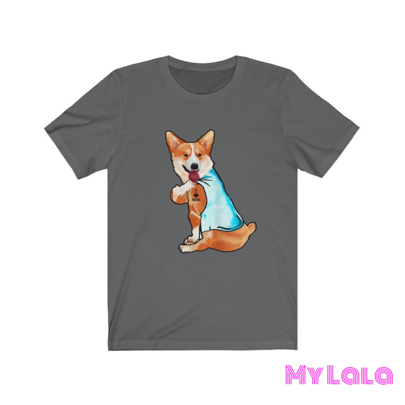 Corgi I Love Mom Tee - My Lala Leggings