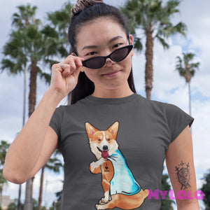 Corgi I Love Mom Tee - My Lala Leggings