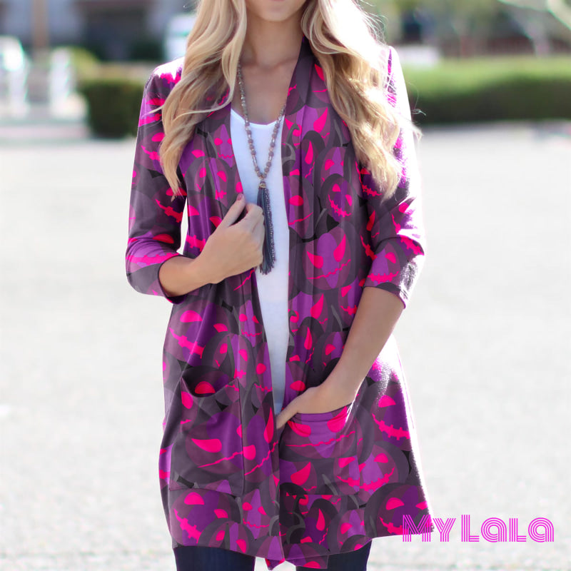 Curvy Olivia Cardigan (Pinky)