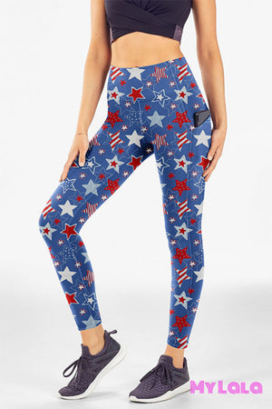 Curvy Pocket Leggings (American Star)