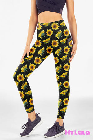 Curvy Pocket Leggings (Sunflower)