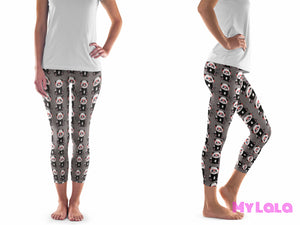 1 Curvy Pocketed Yoga Capri (Panda Panda)