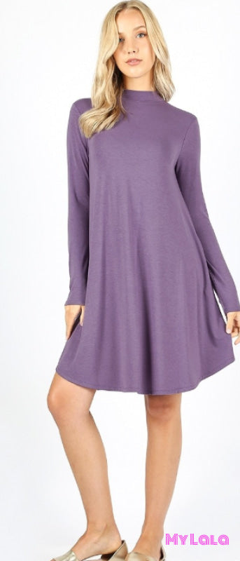 DRESS Vienna (Lilac Grey) - My Lala Leggings