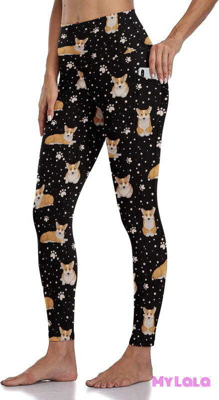 Ec2 Pocketed Legging 24-32 (Corgi My Darling)