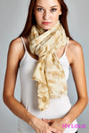 1 Sc103 Elephant Scarf (Beige)