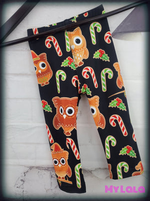 Gingerbread Owls Baby (Premium) - My Lala Leggings