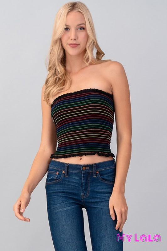 Multicolor Thread Tube Top - My Lala Leggings