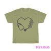 Nurse Heart Stethoscope Flower Tee - My Lala Leggings