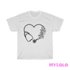 Nurse Heart Stethoscope Flower Tee - My Lala Leggings