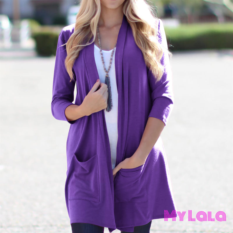 Olivia Cardigan (Purple)