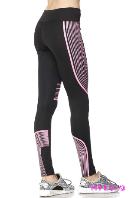 Pink Wave Active Wear - My Lala Leggings