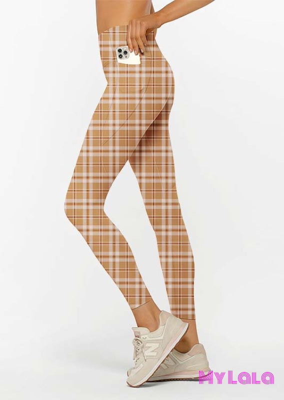 1 Pocket Leggings Os (Fall Flannel)