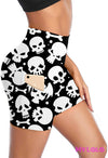 Pocketed Gym Shorts Os (Skull)