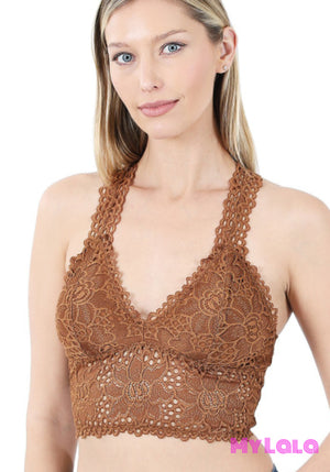 1 6344 Removable Padded Bra (Deep Camel)