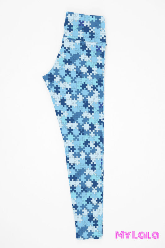 Yoga Band - Blue Awareness Kids (Premium) - My Lala Leggings