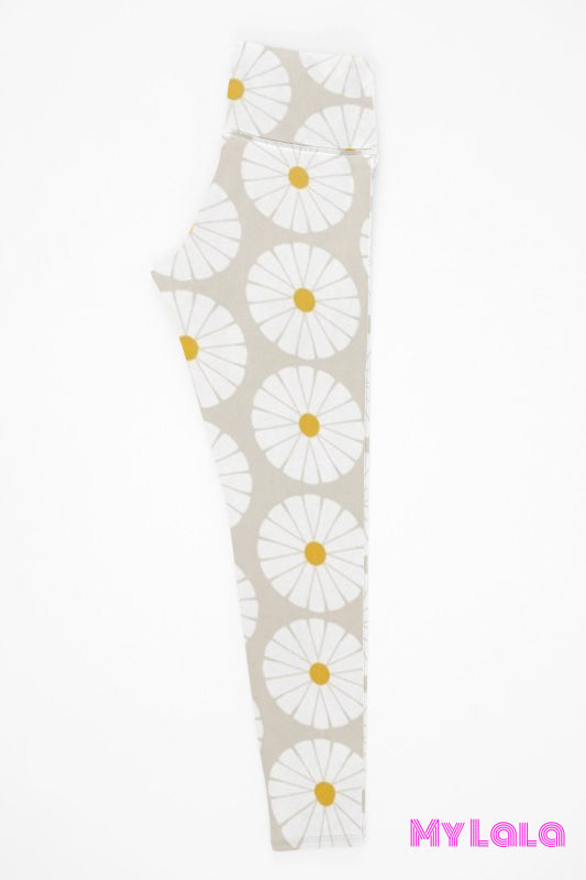 1 Yoga Band - Curvy Botanical Daisy (Premium)