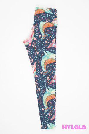 1 Yoga Band - Curvy Dolphin (Premium) - My Lala Leggings