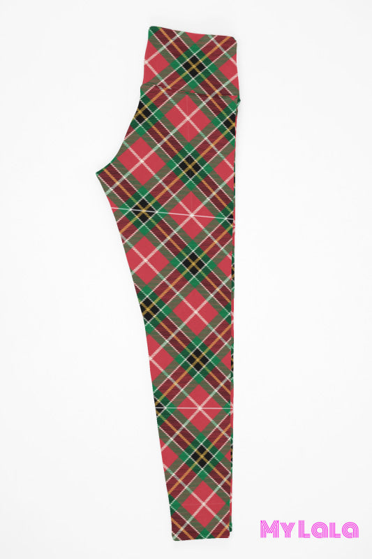 1 Yoga Band - Curvy Festive Flannel (Premium)