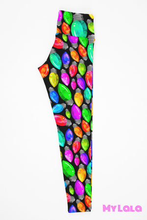 Yoga Band - Curvy Holiday Lights (Premium) - My Lala Leggings