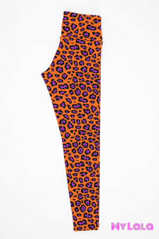 1 Yoga Band - Curvy Neon Leopard (Premium)