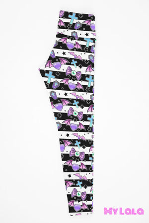 1 Yoga Band - Curvy Pastel Goth (Premium) - My Lala Leggings, soft leggings, buttery soft leggings, one size leggings MYLALALEGGINGS.COM