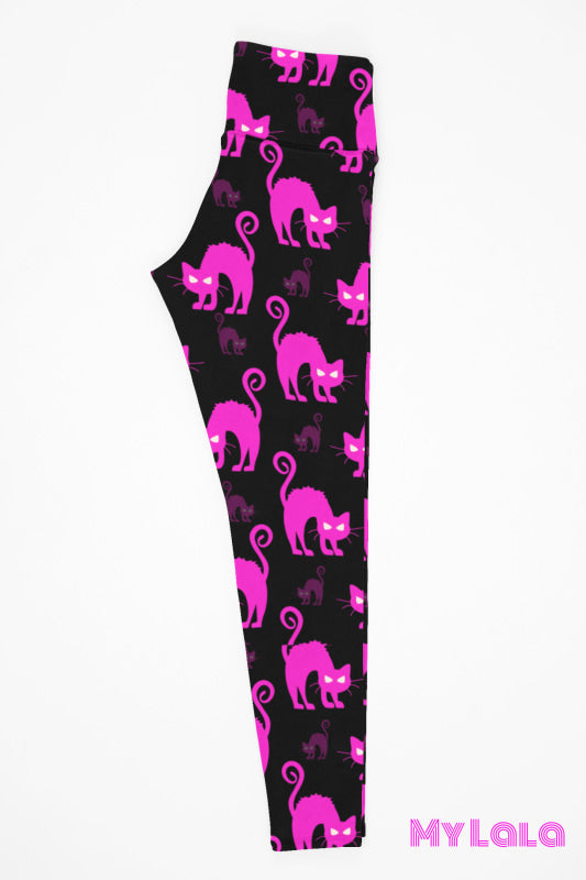 1 Yoga Band - Curvy Pink Kitty (Premium)