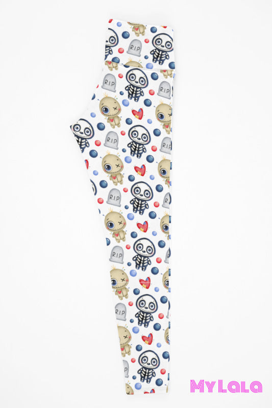 1 Yoga Band - Curvy Pocketed Legging (Dead Man Walking) - My Lala Leggings