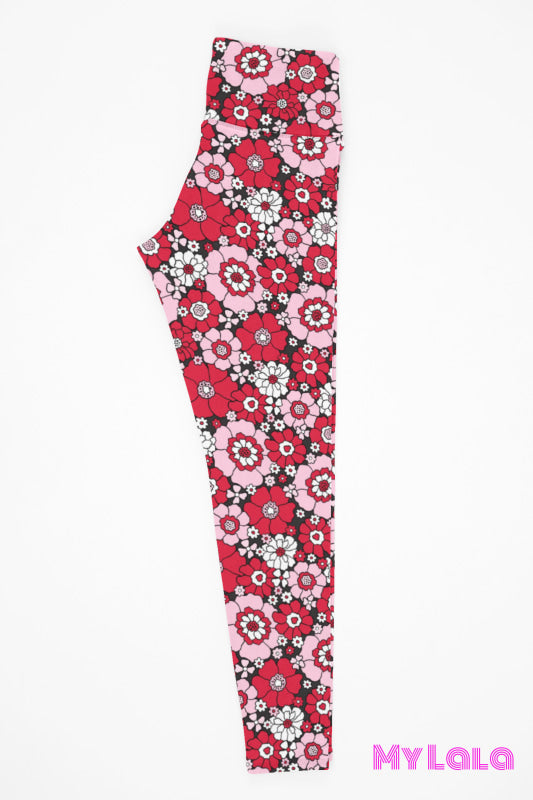 Yoga Band - Curvy Valentines Day Floral (Premium)