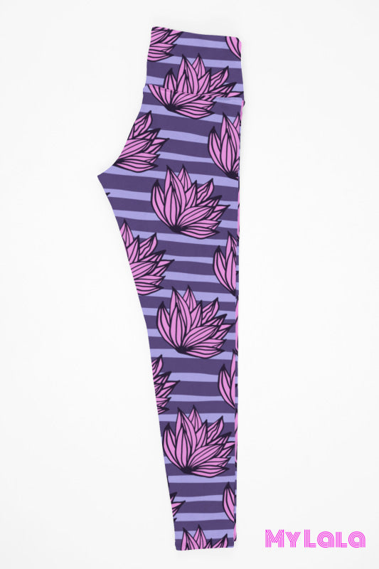 1 Yoga Band - Ec2 Pocketed Legging 24-32 (Purple Purple)