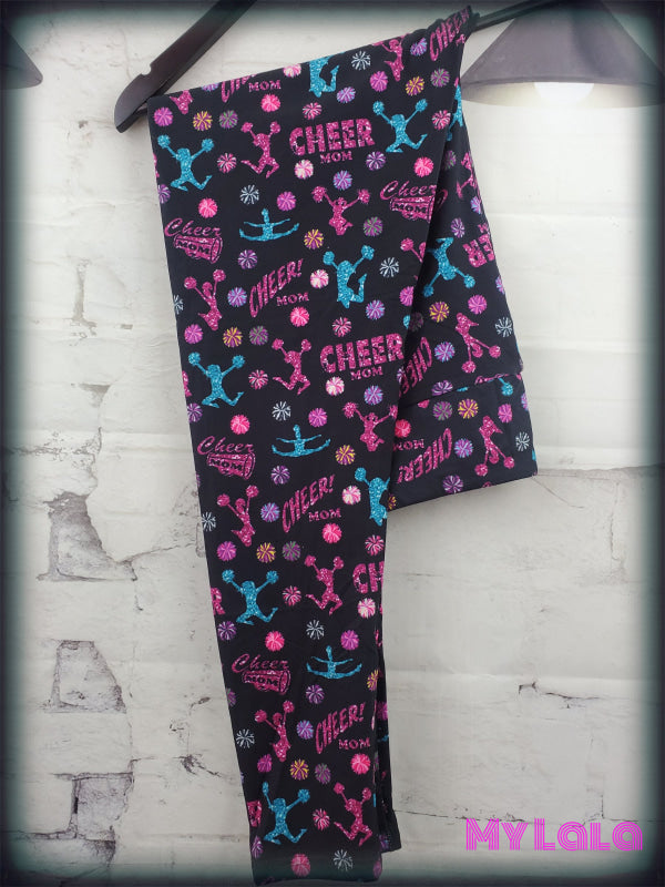 Yoga Band - Extra Curvy Glitter Cheer Mom 20-26 (Premium) - My Lala Leggings