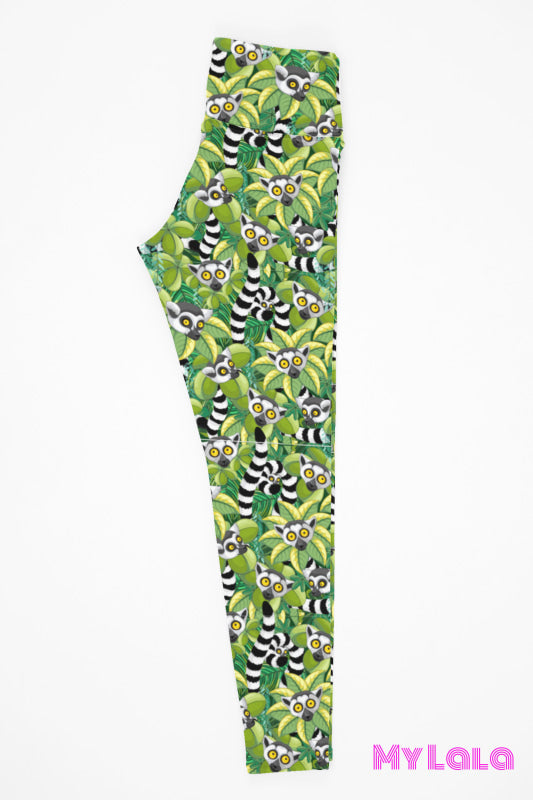 Yoga Band - Extra Curvy Lemur Peekaboo 20-26 (Premium) - My Lala Leggings