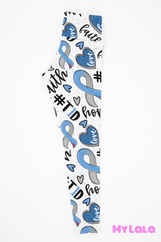 1 Yoga Band - Extra Curvy T1D Awareness 20-26 (Premium)