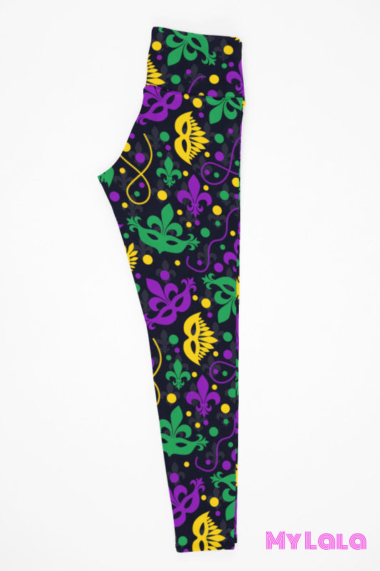 Yoga Band - Mardi Gras Kids (Premium) - My Lala Leggings