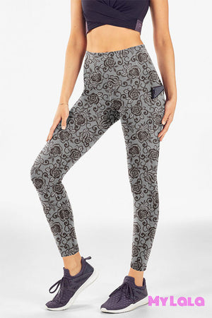 Yoga Band - Pocketed Legging Os (Lace And Love)