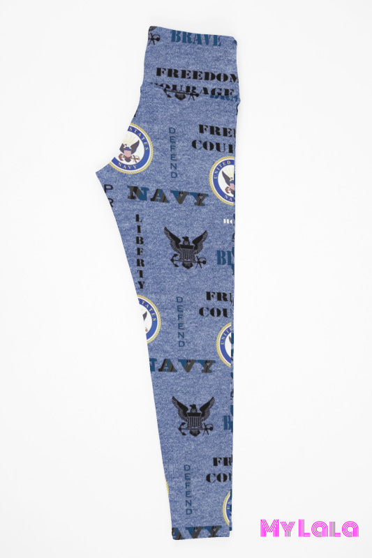 1 Yoga Band - US Navy Kids (Premium) - My Lala Leggings